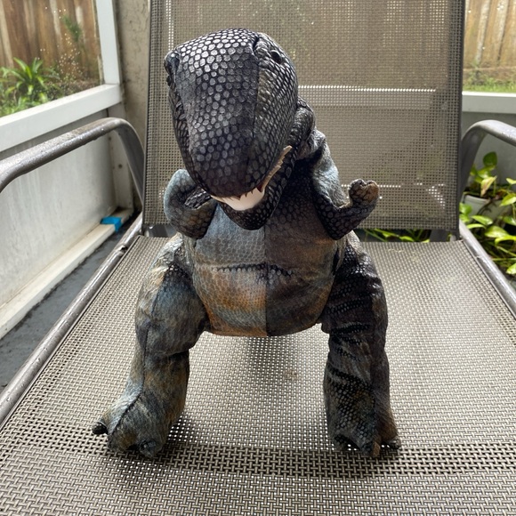 Dinosaur T-Rex plush hand puppet - Picture 5 of 9